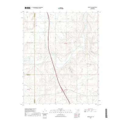 2018 Map of Henryetta SW, 2018 Print