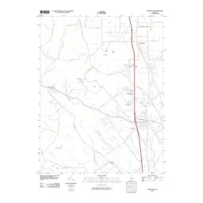2010 Map of Henryville, 2010 Print