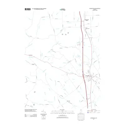 2013 Map of Henryville, 2013 Print