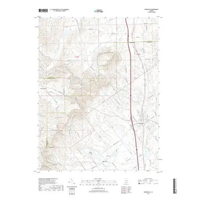 2019 Map of Henryville, 2019 Print