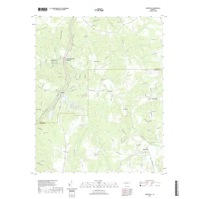 2019 Map of Henryville, 2019 Print