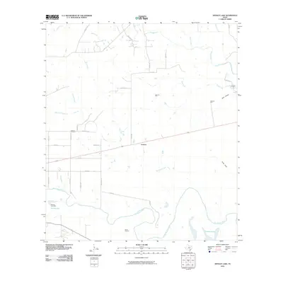 2010 Map of Hensley Lake, 2010 Print