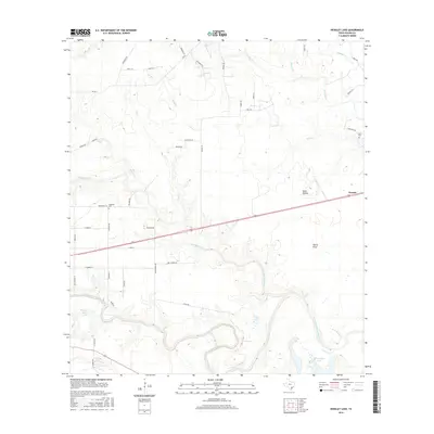 2016 Map of Hensley Lake, 2016 Print