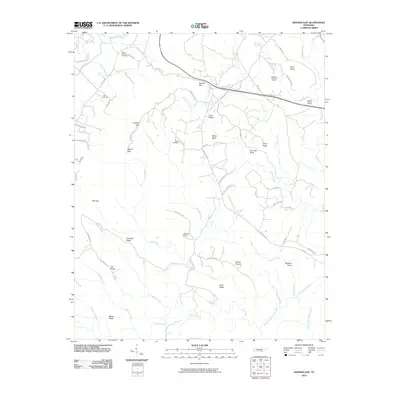 2010 Map of Henson Gap, 2010 Print