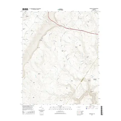 2016 Map of Henson Gap, 2016 Print