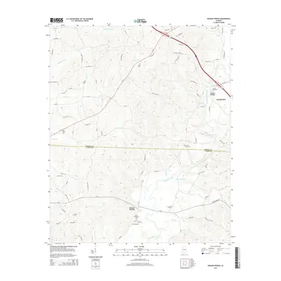 2014 Map of Henson Springs, 2014 Print