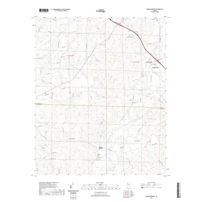 2020 Map of Henson Springs, 2020 Print