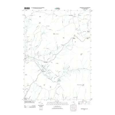 2013 Map of Hensonville, 2013 Print
