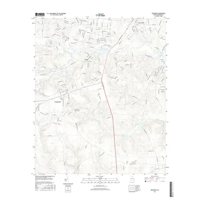 2017 Map of Hephzibah, 2017 Print