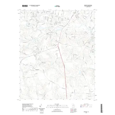 2020 Map of Hephzibah, 2020 Print