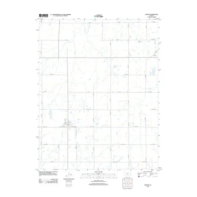 2012 Map of Hepler, 2012 Print