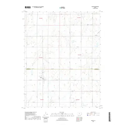 2018 Map of Hepler, 2018 Print