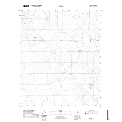2020 Map of Herbine, 2020 Print
