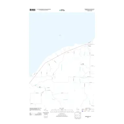 2013 Map of Herbster, 2013 Print