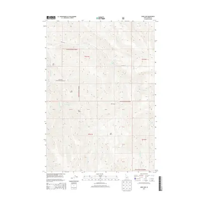 2013 Map of Herd Lake, 2013 Print