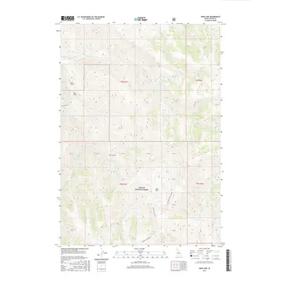 2017 Map of Herd Lake, 2017 Print