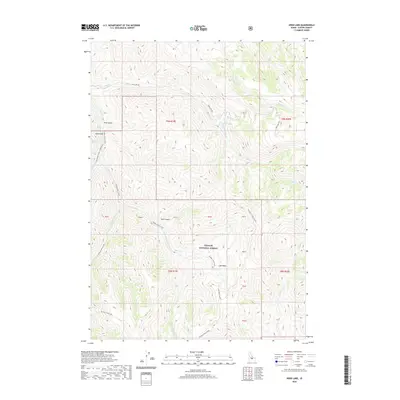 2020 Map of Herd Lake, 2020 Print