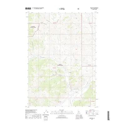 2020 Map of Herd Peak, 2020 Print