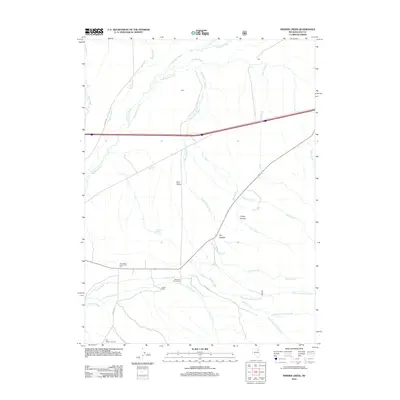 2012 Map of Herder Creek, 2012 Print