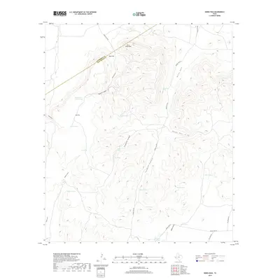 2019 Map of Herds Pass, 2019 Print