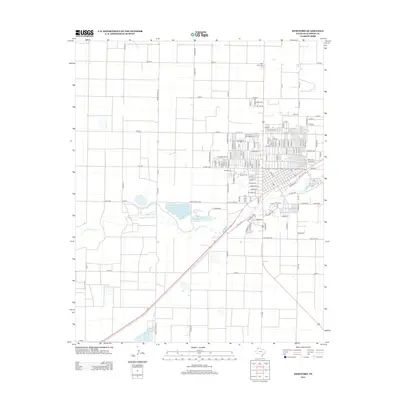 2012 Map of Hereford, 2012 Print