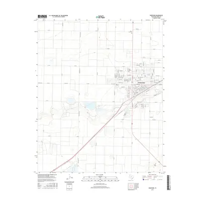 2016 Map of Hereford, 2016 Print