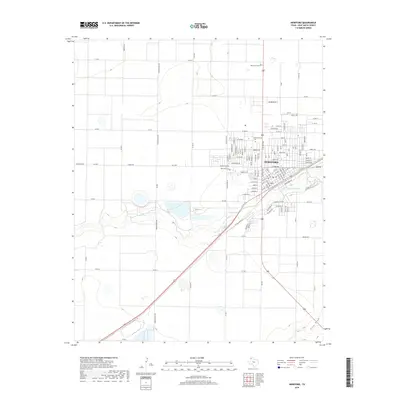2019 Map of Hereford, 2019 Print