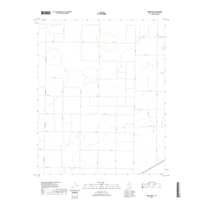 2019 Map of Hereford NE, 2019 Print