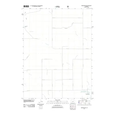 2011 Map of Hereford NW, 2011 Print