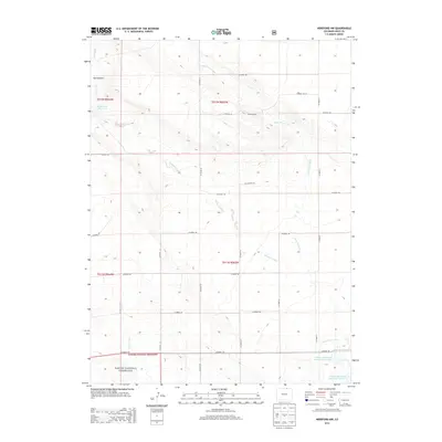 2013 Map of Hereford NW, 2013 Print