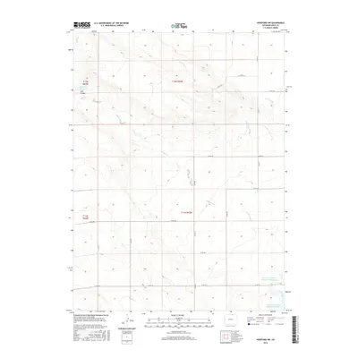 2016 Map of Hereford NW, 2016 Print