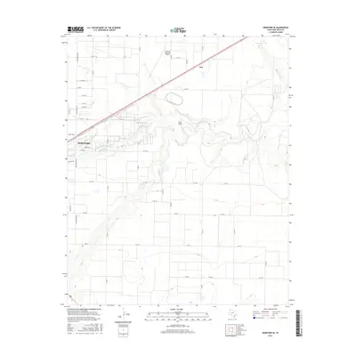 2016 Map of Hereford SE, 2016 Print