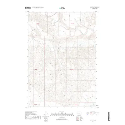 2017 Map of Hereford SW, 2017 Print