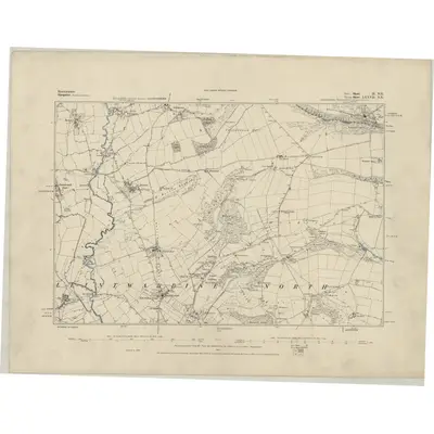 1883 Map of Herefordshire II.NE, 1884 Print