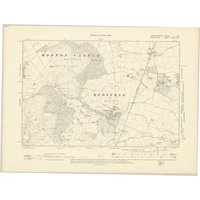 1902 Map of Herefordshire II.NW, 1904 Print