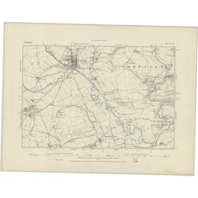1883 Map of Herefordshire II.SE, 1884 Print