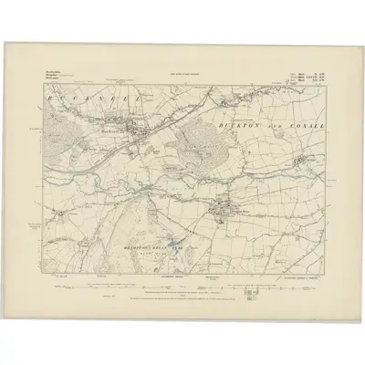 1883 Map of Herefordshire II.SW, 1884 Print