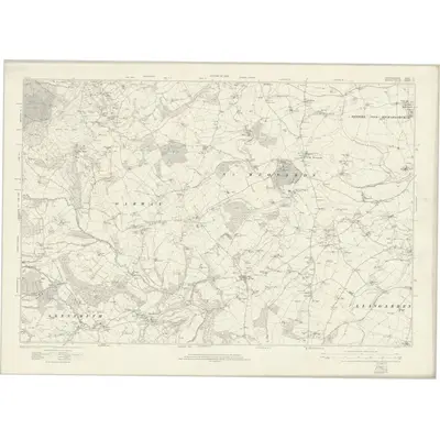 1903 Map of Herefordshire L, 1923 Print