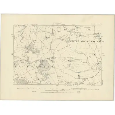 1887 Map of Herefordshire L.NE