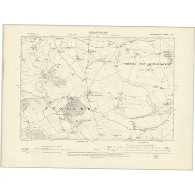 1903 Map of Herefordshire L.NE, 1905 Print