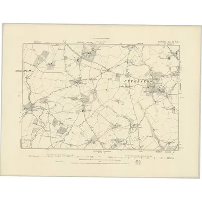 1887 Map of Herefordshire LI.NW