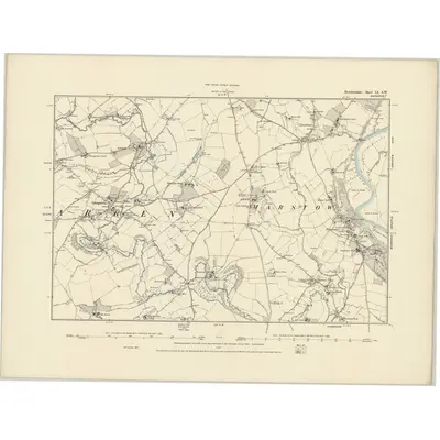 1887 Map of Herefordshire LI.SW