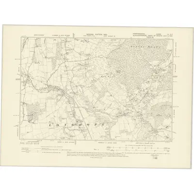 1903 Map of Herefordshire LII.SE, 1905 Print