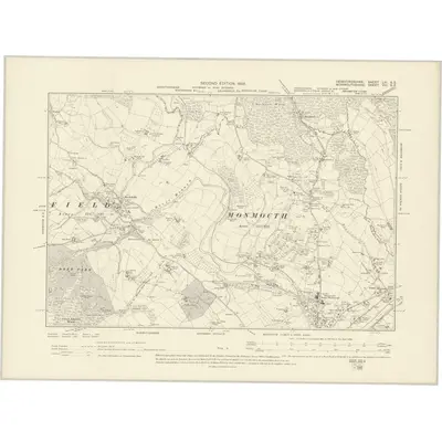 1903 Map of Herefordshire LIII.SE, 1905 Print