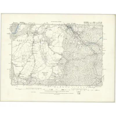 1878 Map of Herefordshire LIV.SE, 1888 Print