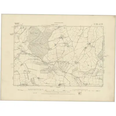 1885 Map of Herefordshire VI.NW