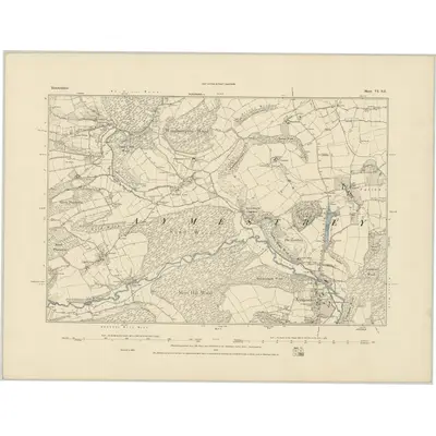 1885 Map of Herefordshire VI.SE