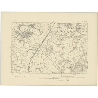 1885 Map of Herefordshire VII.SE
