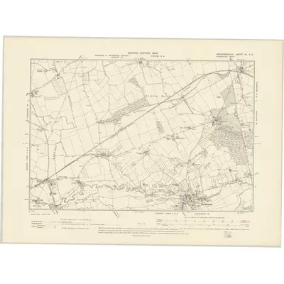 1902 Map of Herefordshire XI.SE, 1904 Print