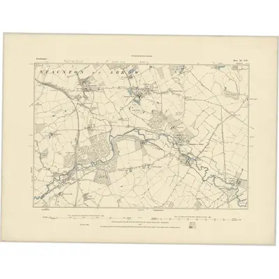1885 Map of Herefordshire XI.SW